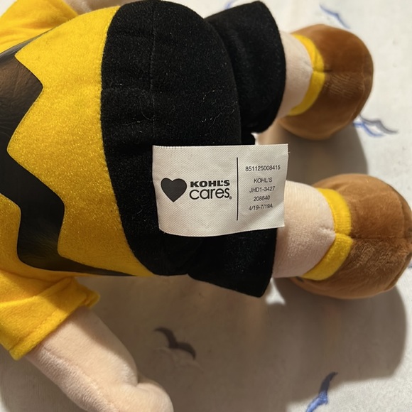 Charlie Brown kohl’s cares soft plush - Picture 7 of 8